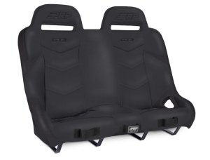 Polaris RZR XP4 1000 UTV Rear Suspension Bench Seat - PRP Seats - GT3 - Black - `14-`22